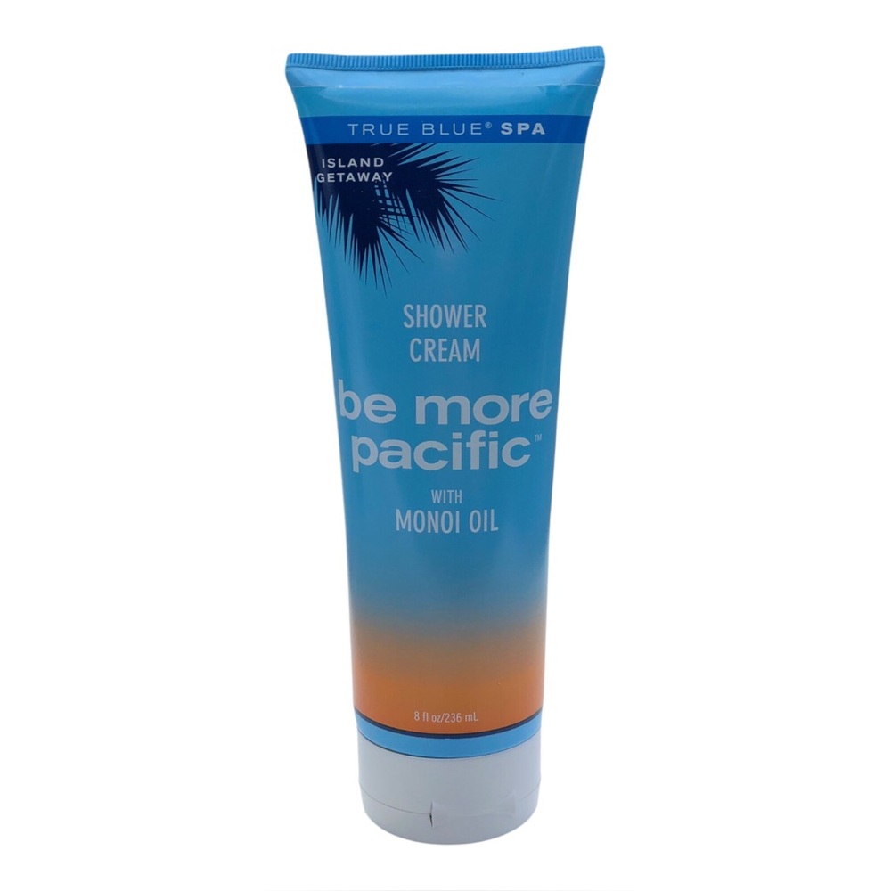 Bath and Body Works True Blue Spa BE MORE PACIFIC Shower Cream w/ Monoi Oil